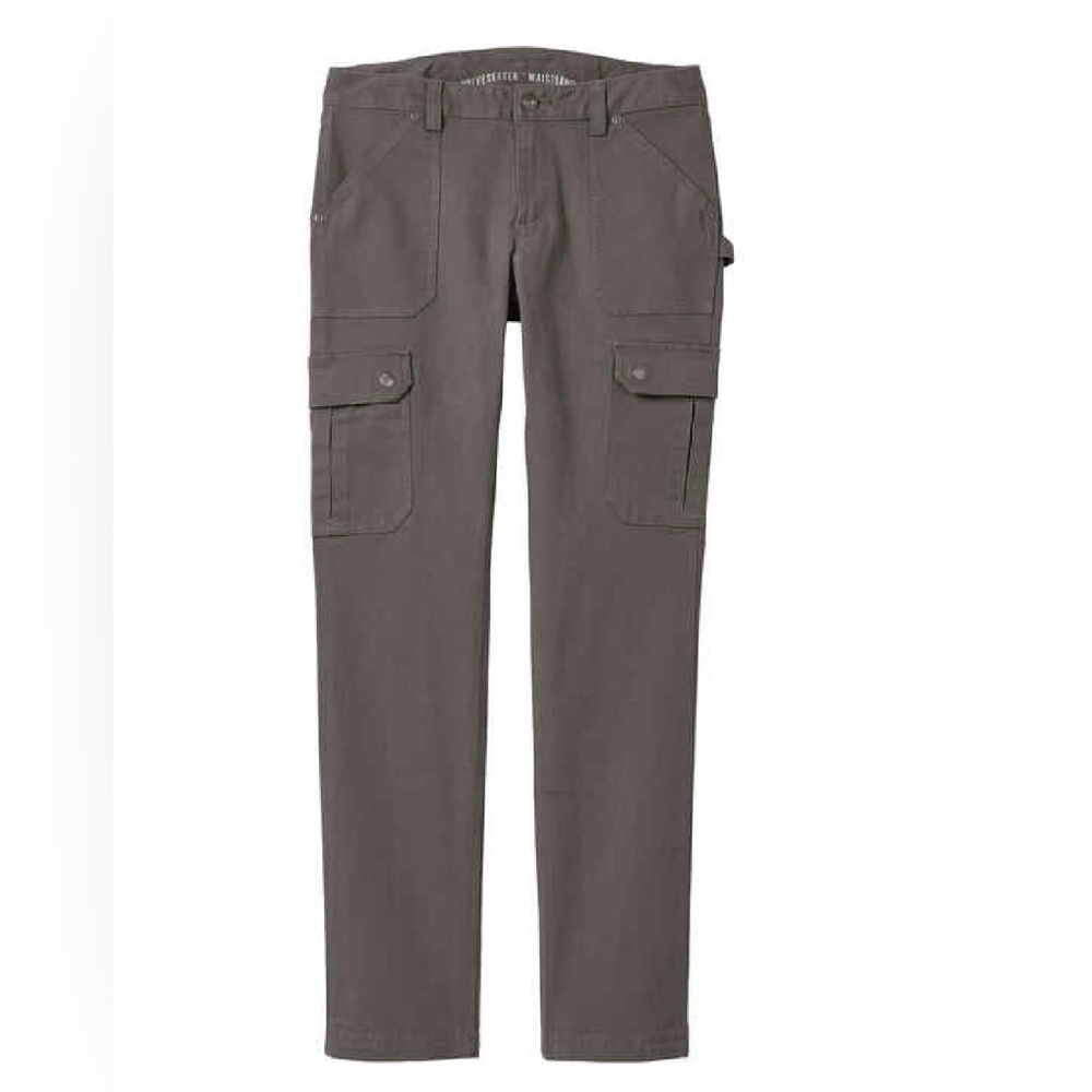 Duluth 18x29 slim fire hose pants in grey.